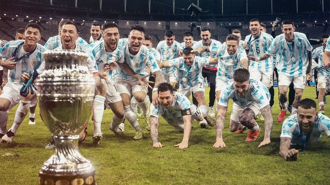 Cena da série Seleção Argentina: A Série - Rumo a Catar