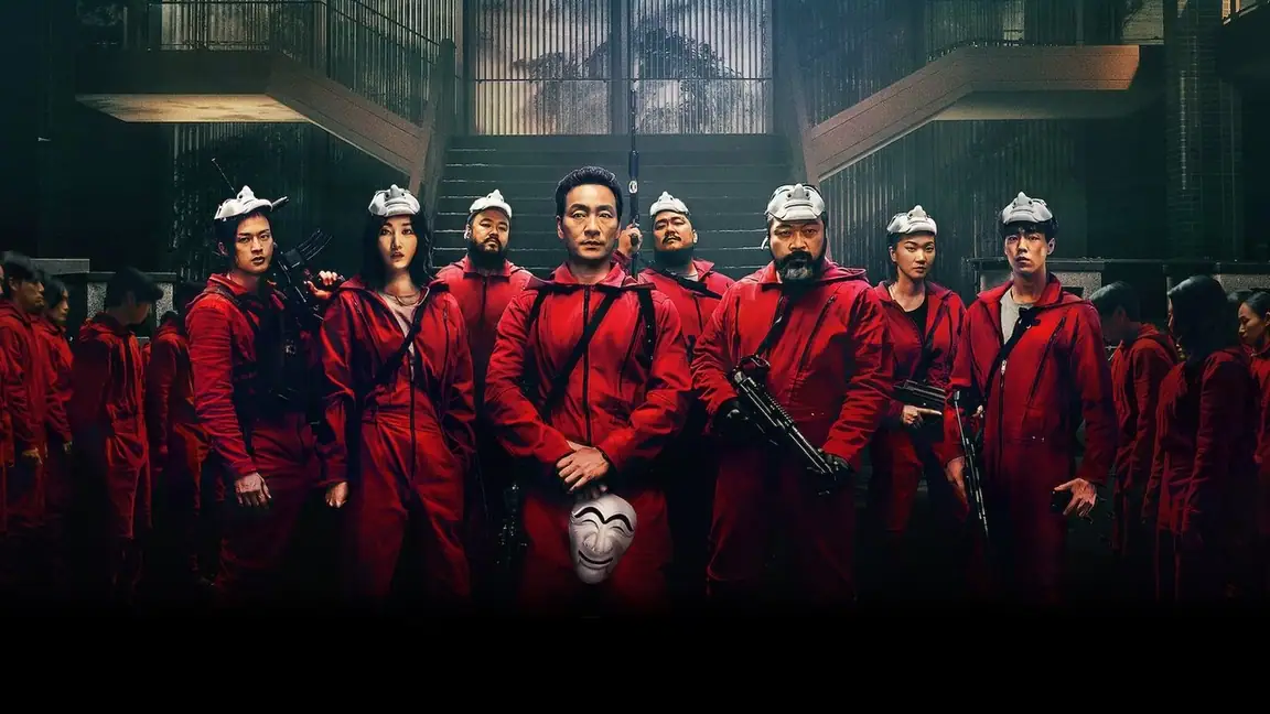 Cena da série La Casa de Papel: Coreia