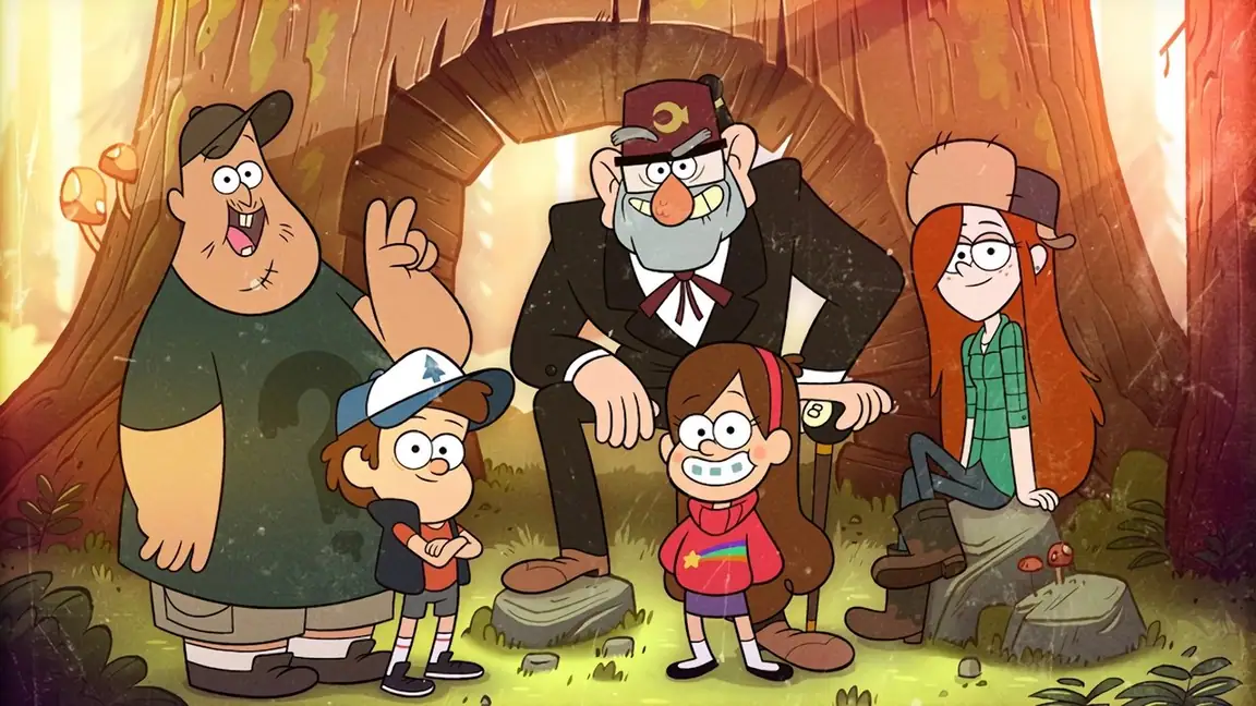 Cena da série Gravity Falls: Um Verão de Mistérios
