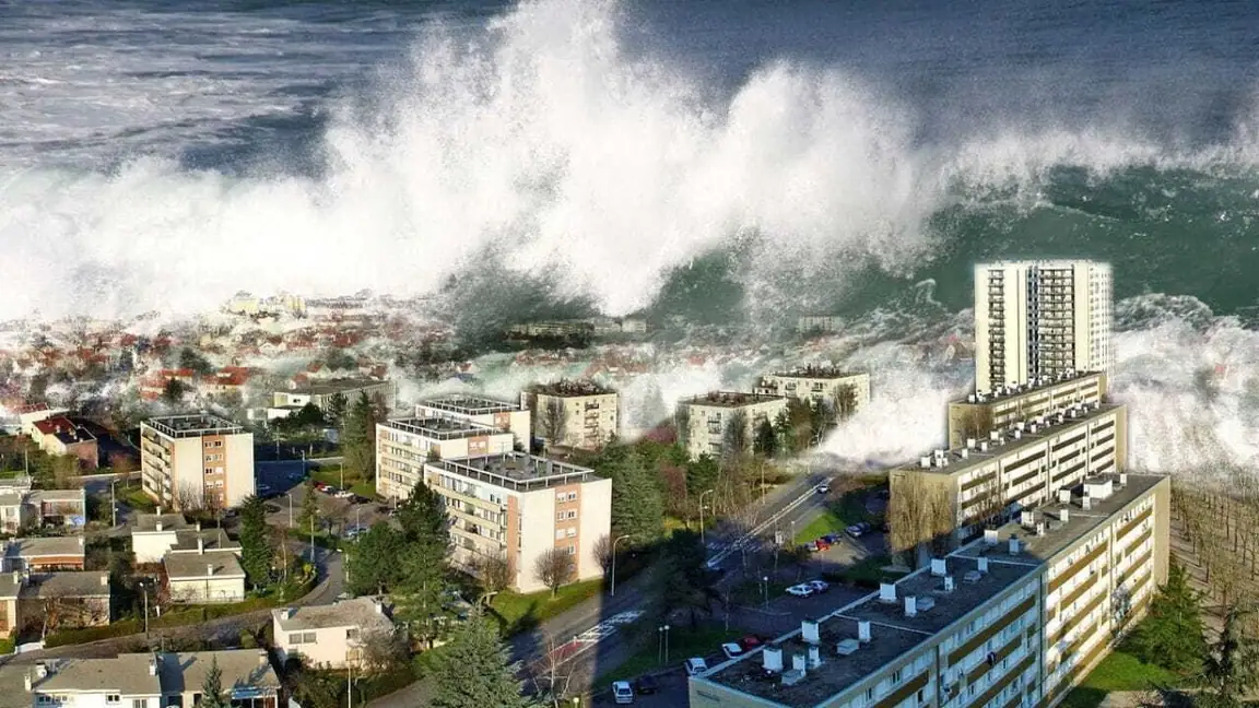 Cena da série Tsunami A Furia da Natureza
