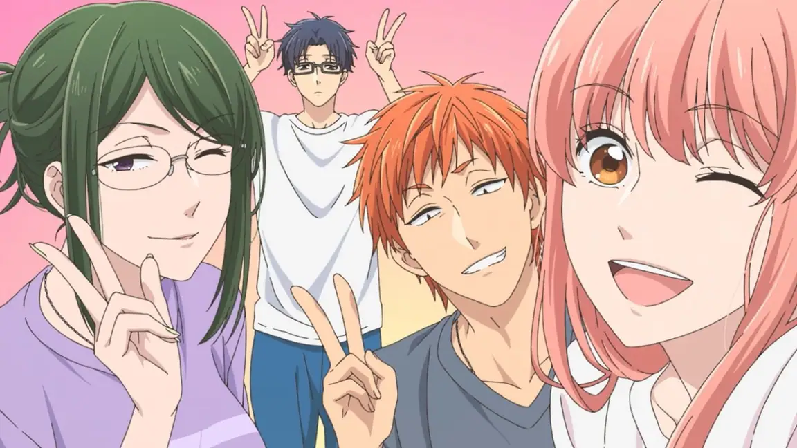 Cena da série Wotakoi O Amor e Dificil para Otaku