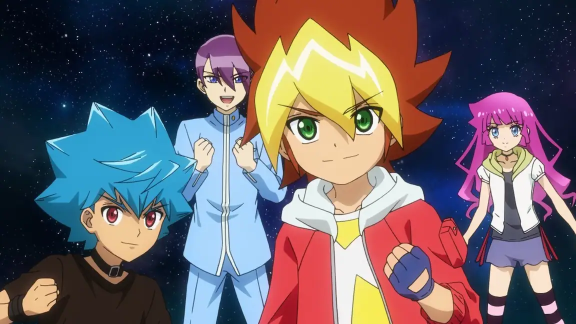 Cena da série Yu Gi Oh Sevens