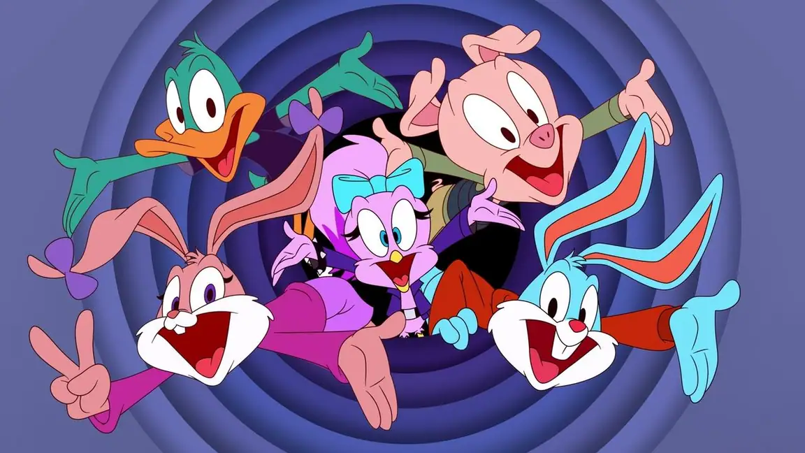 Cena da série Tiny Toons Looniversidade