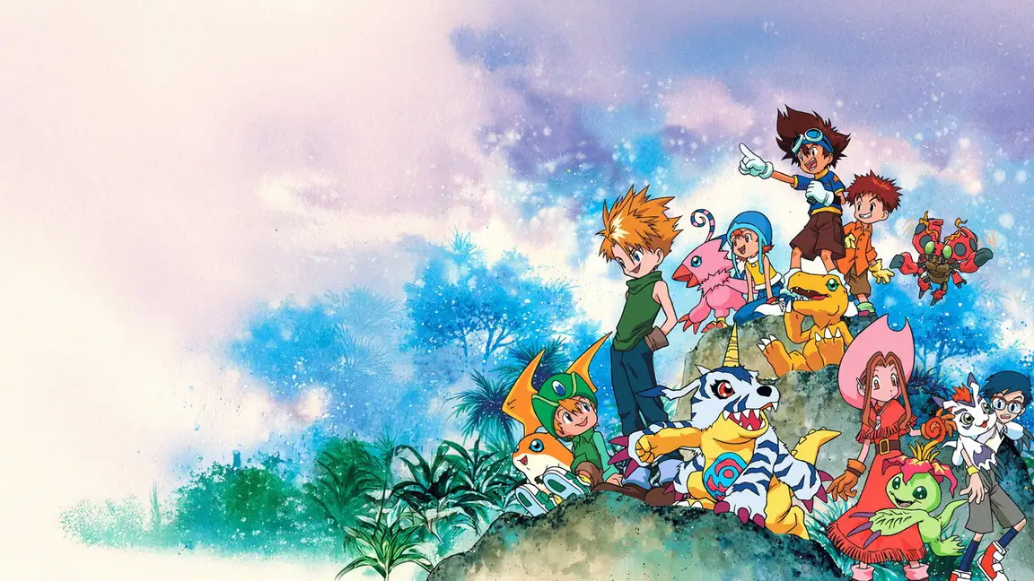 Cena da série Digimon