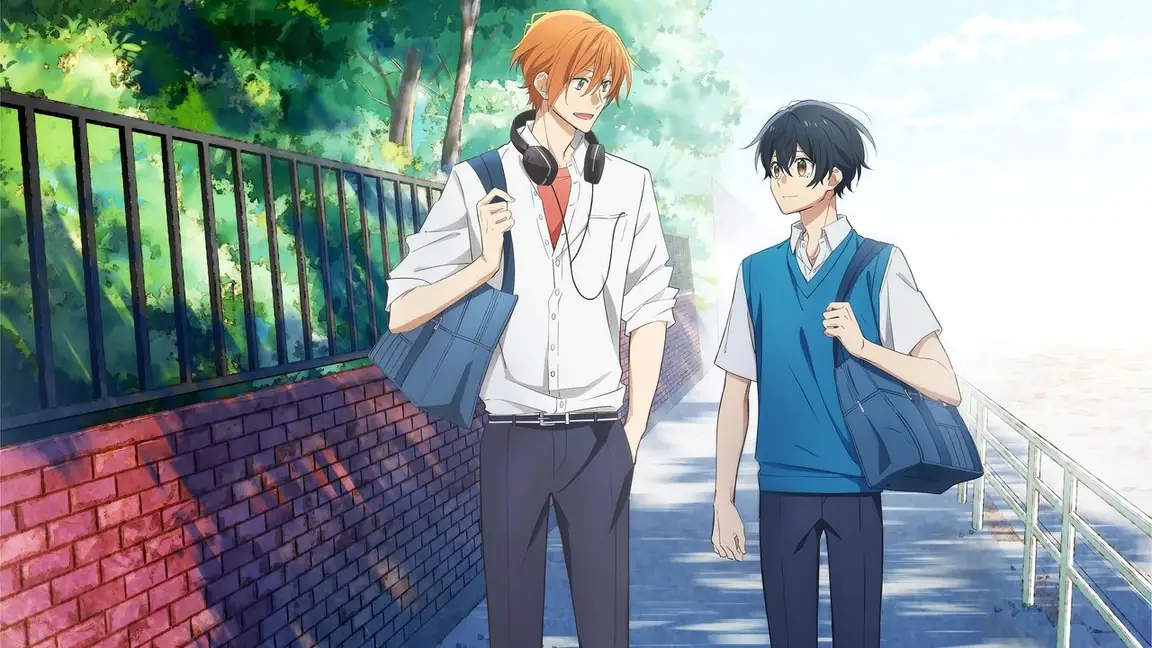 Cena da série Sasaki and Miyano