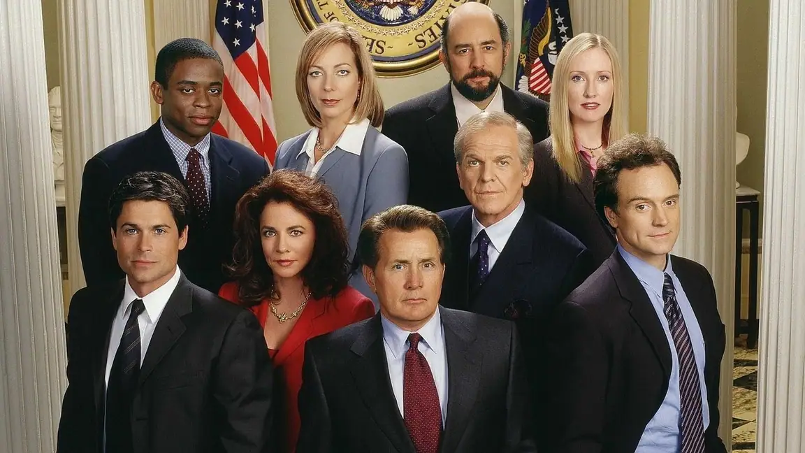 Cena da série West Wing: Nos Bastidores do Poder