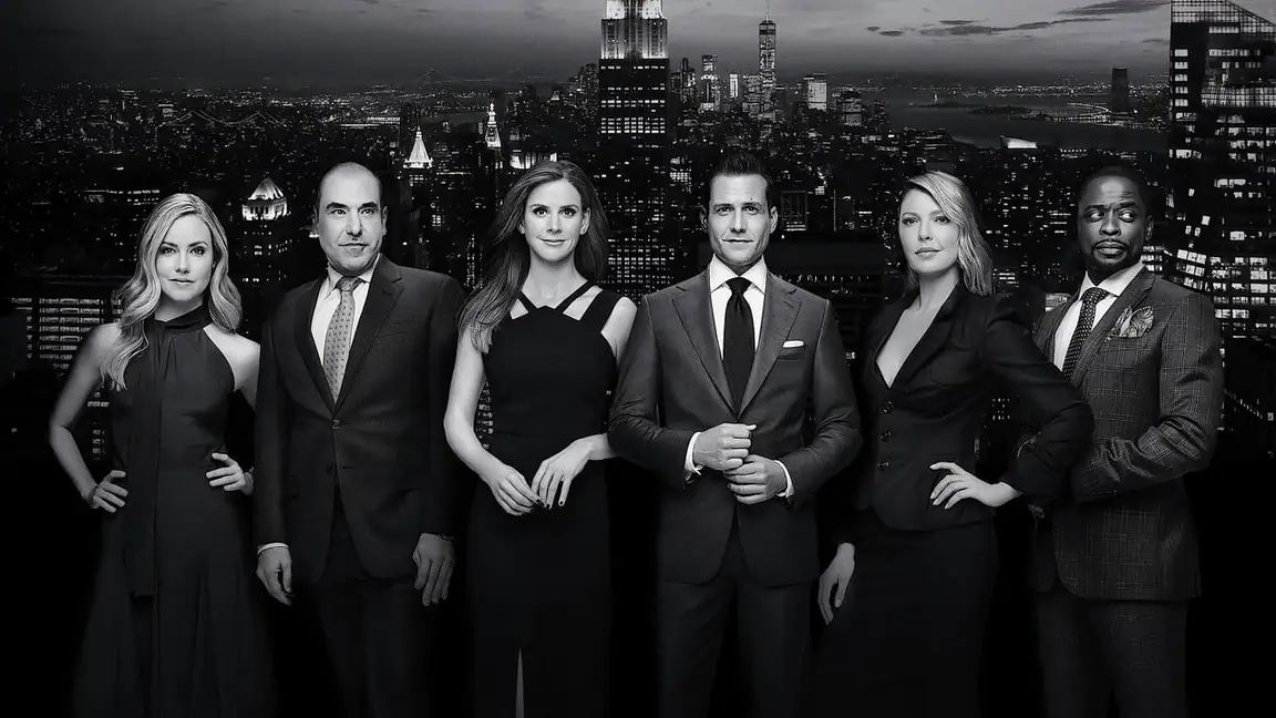 Cena da série Suits