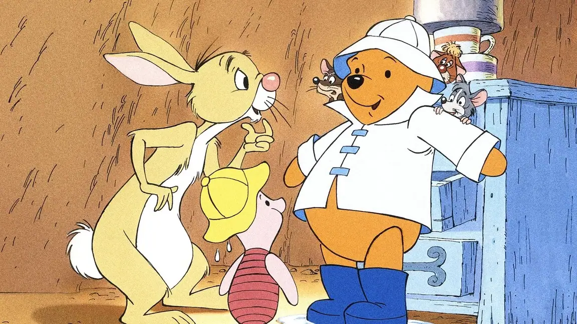 Cena da série As Novas Aventuras do Ursinho Puff