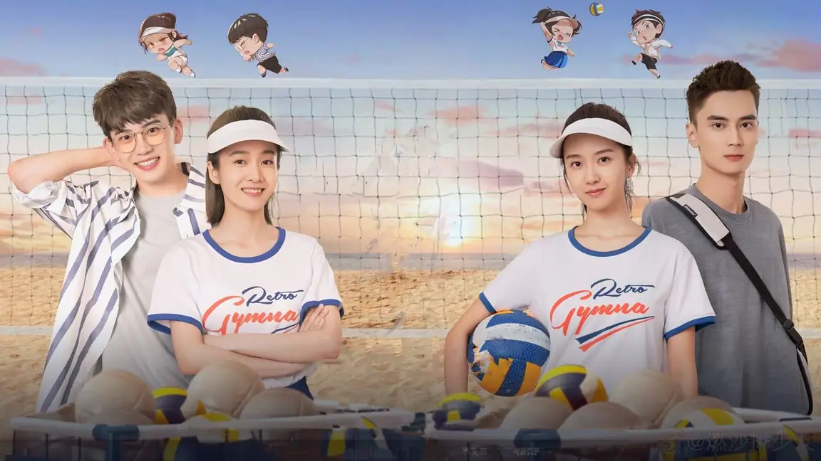 Cena da série Vamos Volei de Praia Feminino
