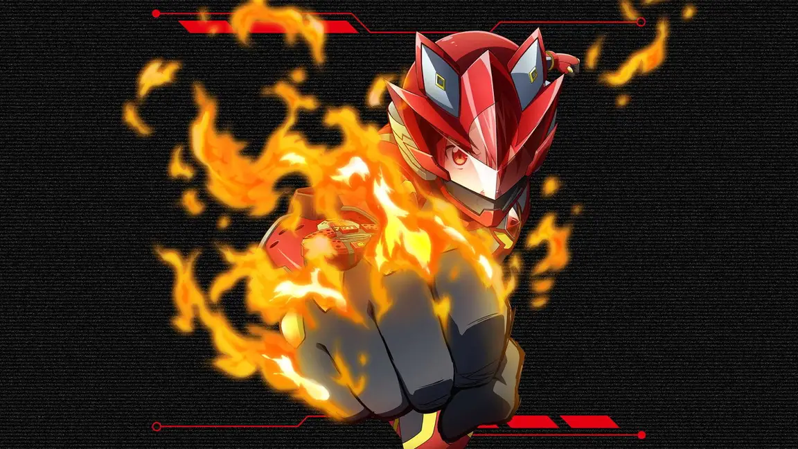 Cena da série The Red Ranger Becomes an Adventurer in Another World
