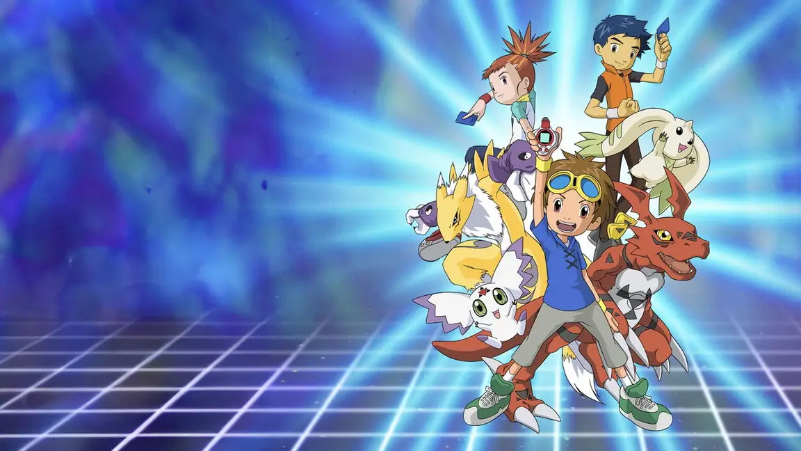 Cena da série Digimon Tamers
