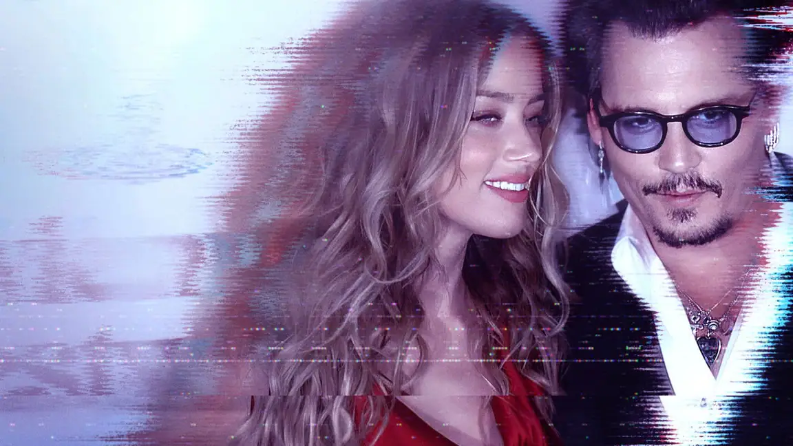 Cena da série Johnny Depp x Amber Heard