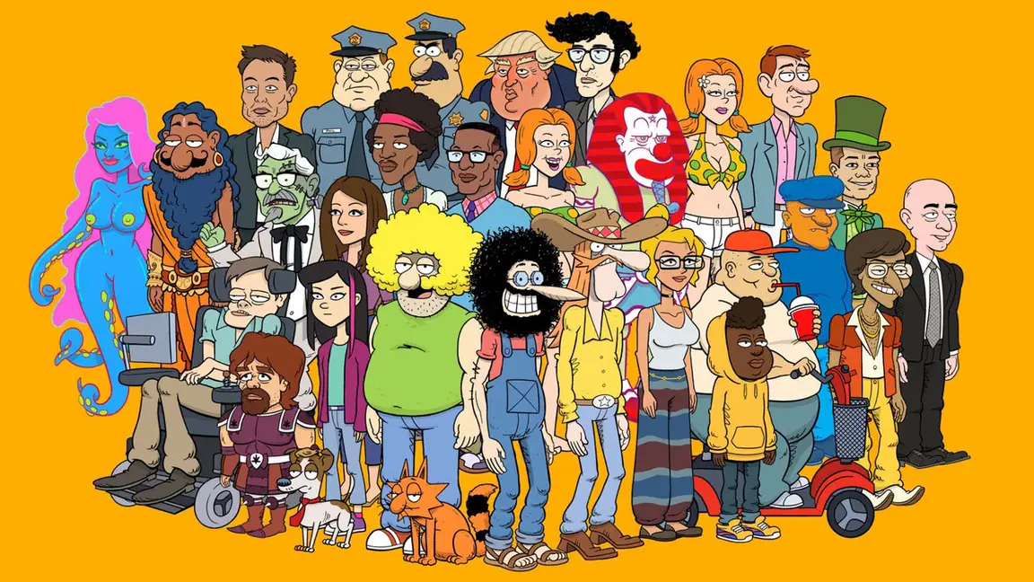 Cena da série As Fabulosas Aventuras dos Freak Brothers