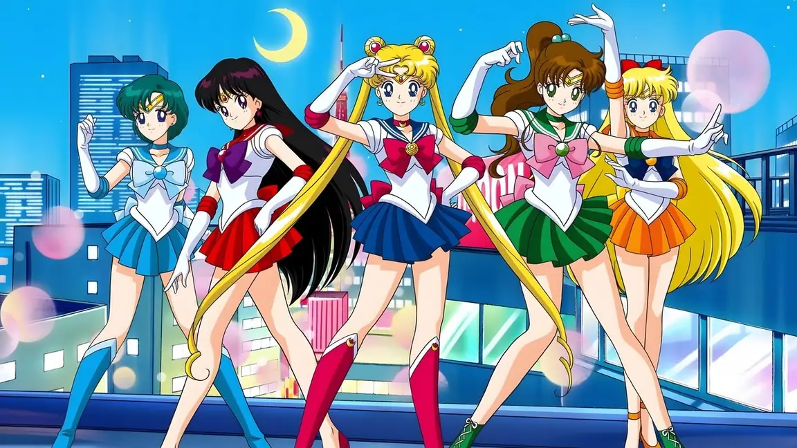 Cena da série Sailor Moon
