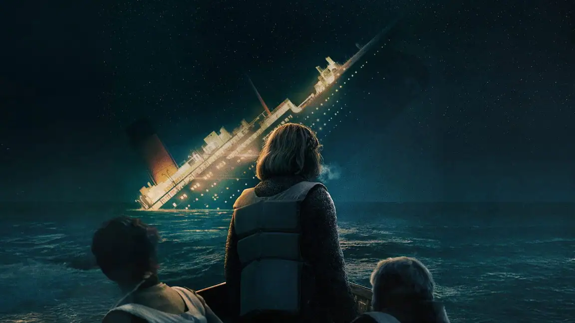 Cena da série As Ultimas Horas do Titanic