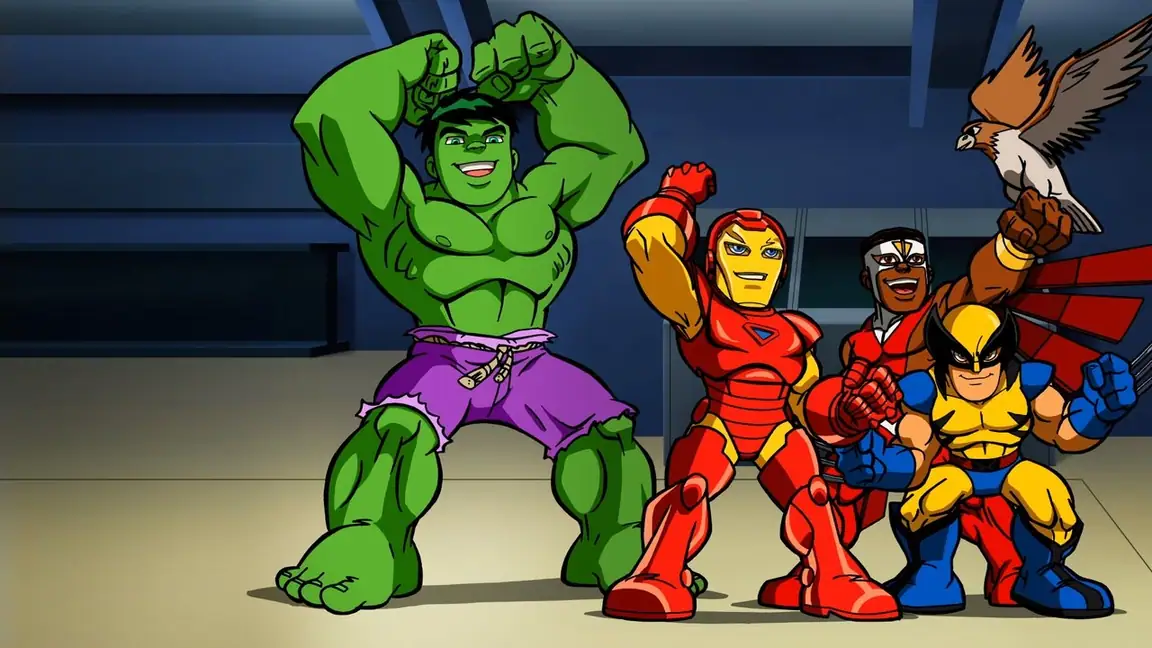 Cena da série Esquadrao de Herois