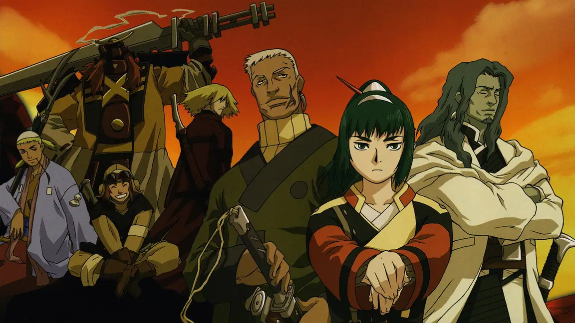 Cena da série Samurai 7