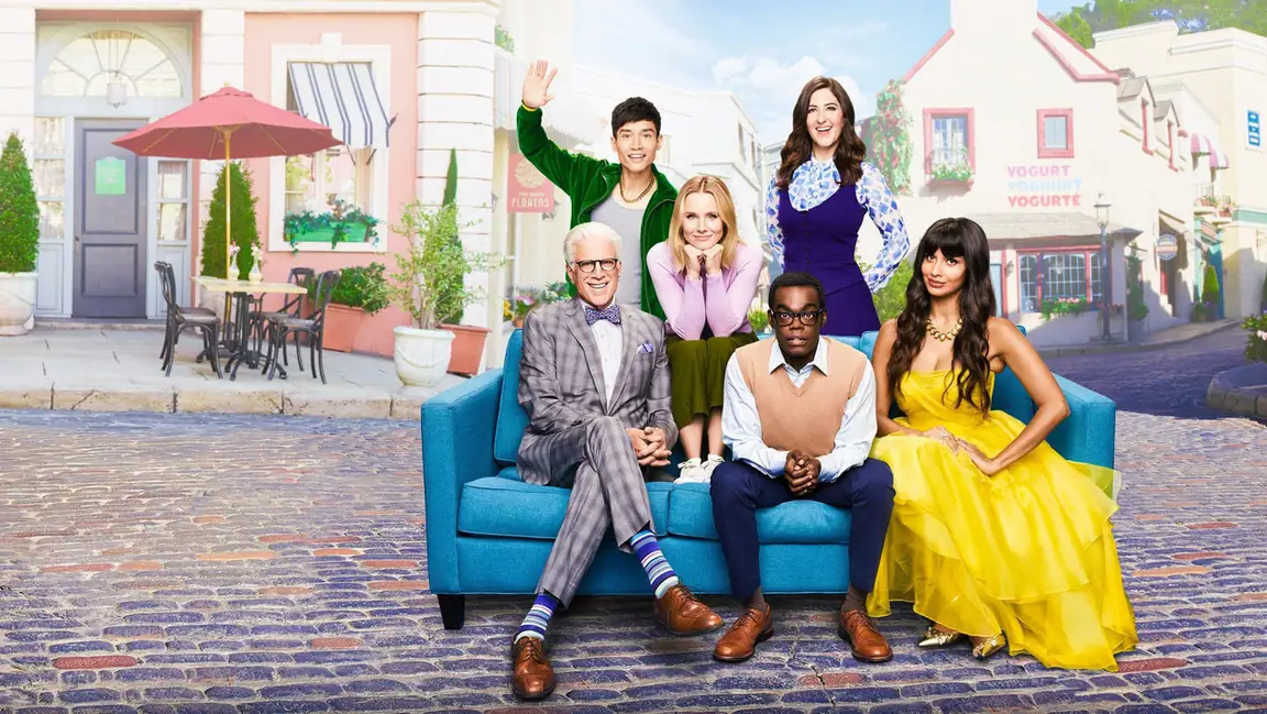 Cena da série The Good Place