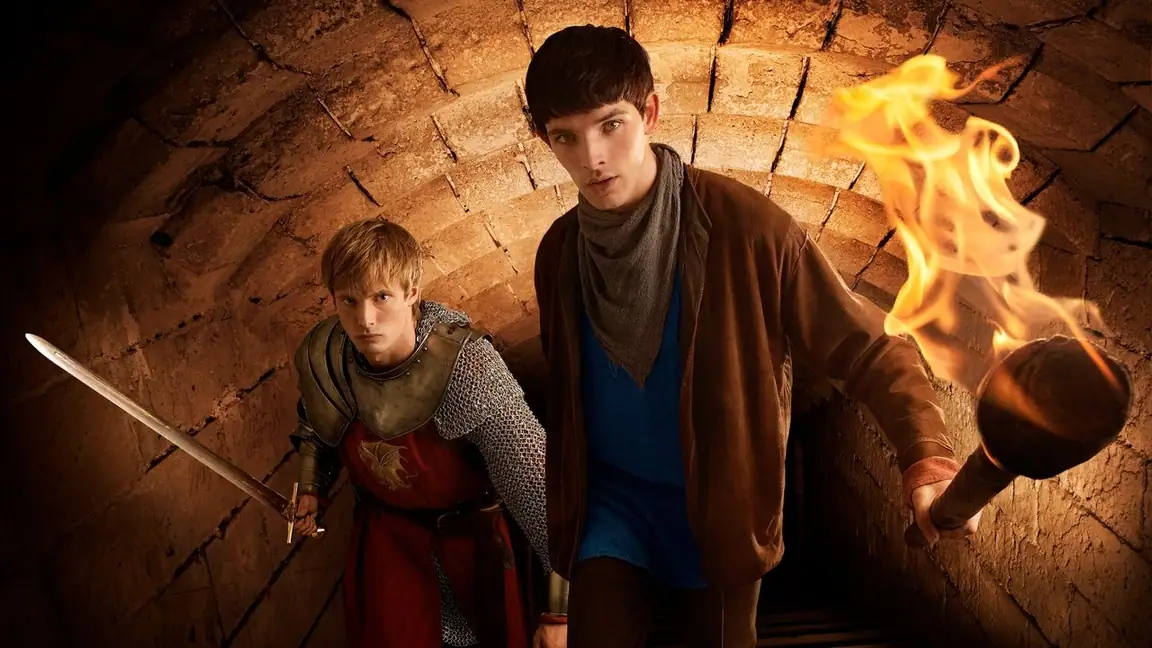 Cena da série As Aventuras de Merlin