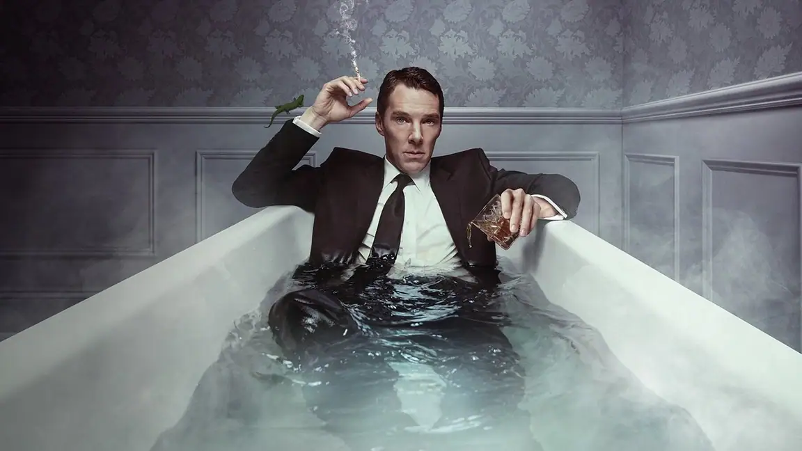 Cena da série Patrick Melrose