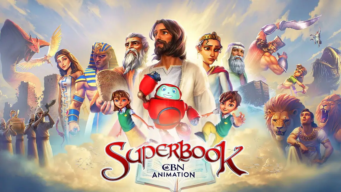 Cena da série Superbook