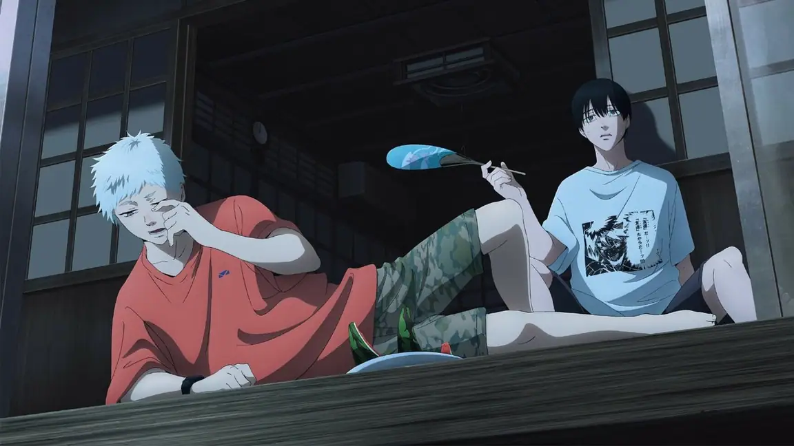 Cena da série O Verao em que Hikaru Morreu