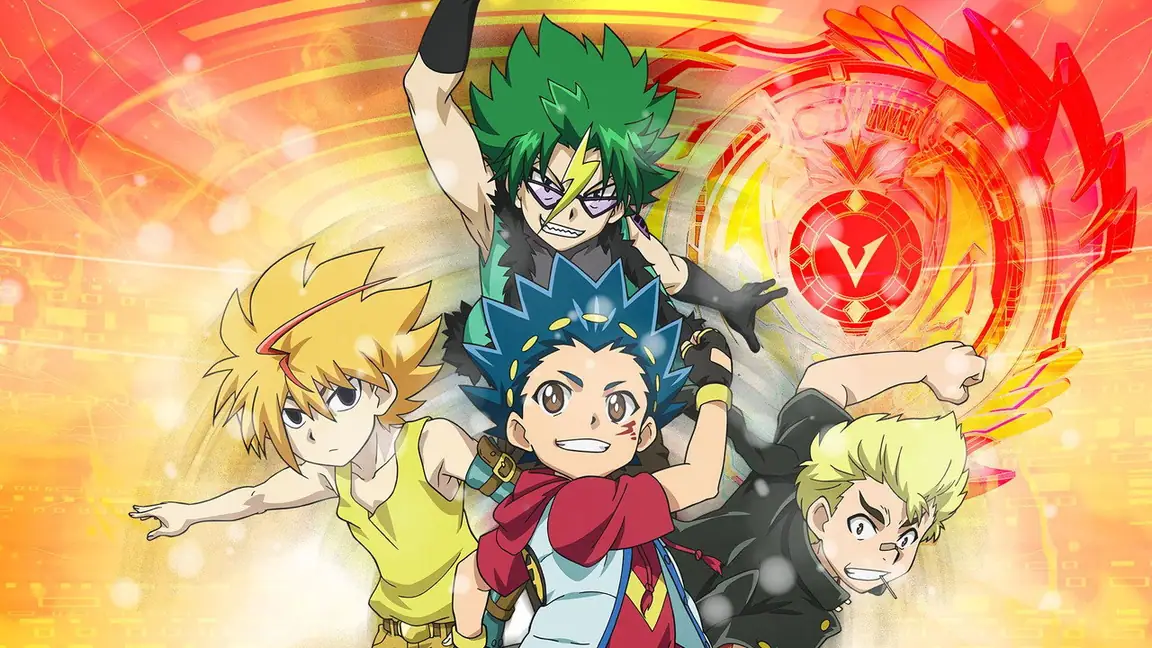Cena da série Beyblade Burst