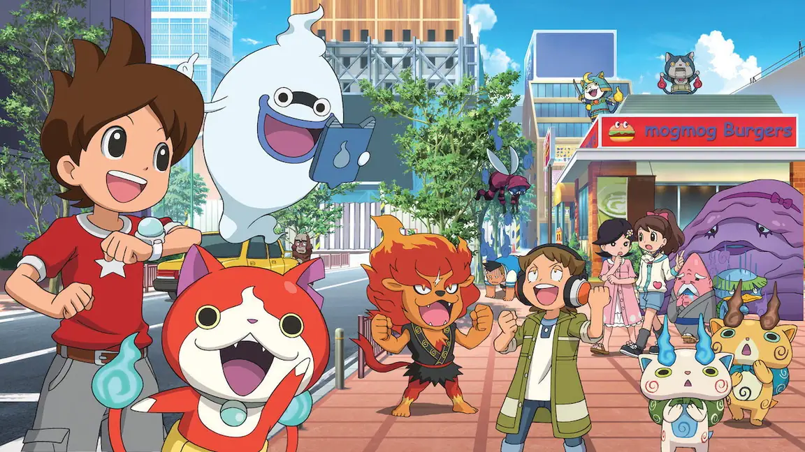 Cena da série Yo Kai Watch