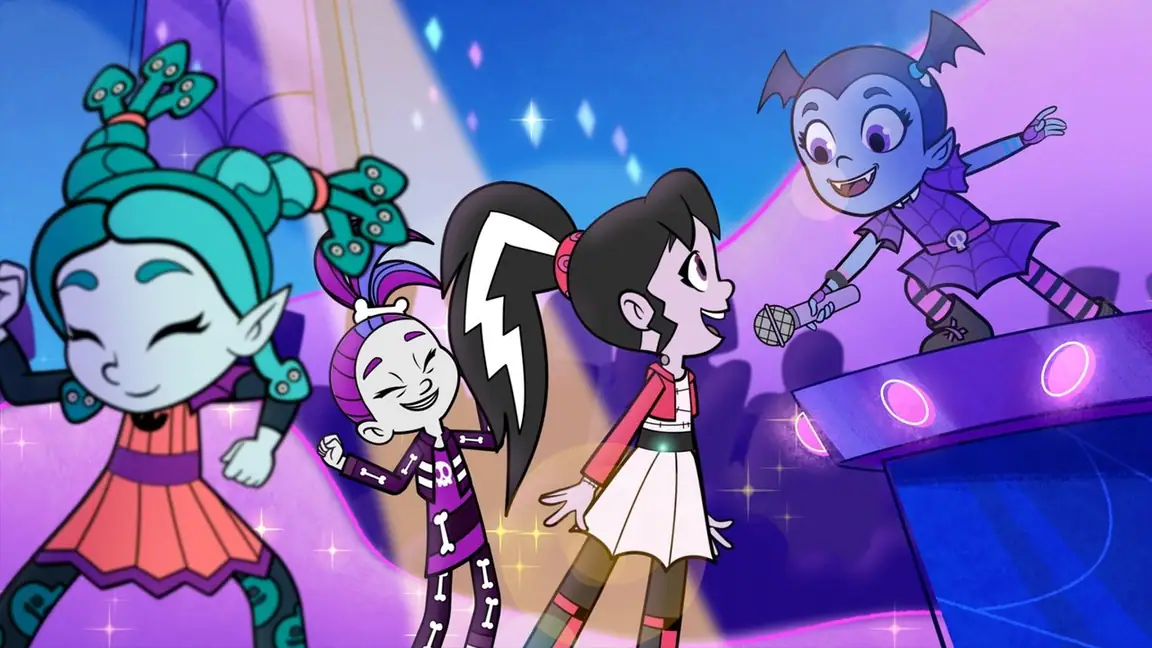 Cena da série Vampirina O Show das Sinistras