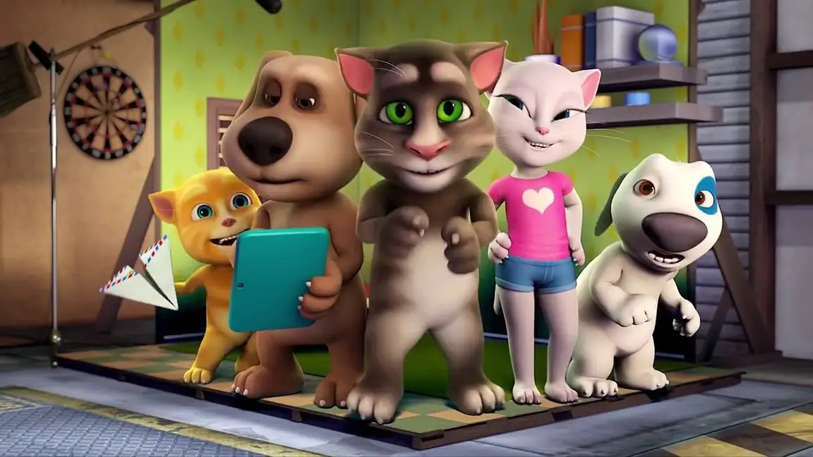 Cena da série Talking Tom and Friends