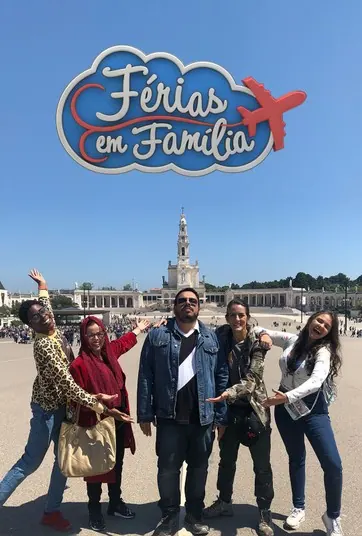 Cena da série Ferias em Familia