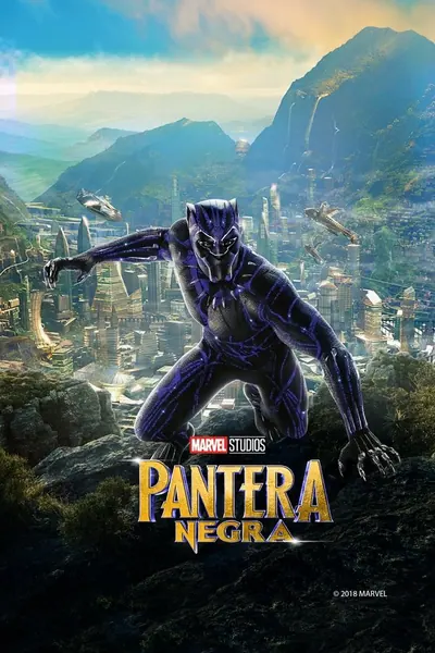 Pôster de Pantera Negra (2018)