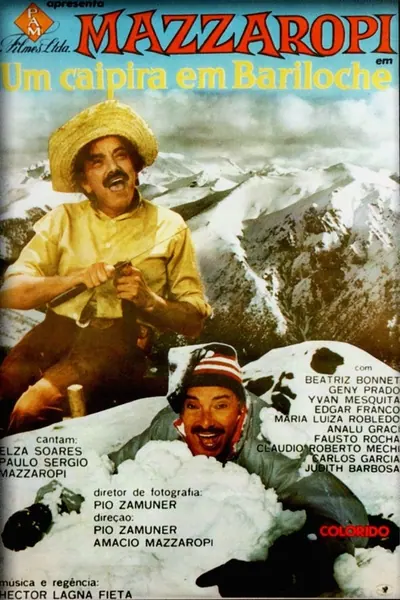 Pôster de Mazzaropi Um Caipira em Bariloche (1973)