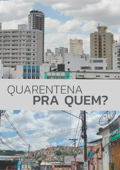 Pôster de Quarentena Pra Quem