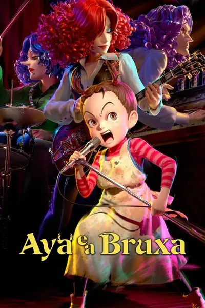 Pôster de Aya e a Bruxa (2021)