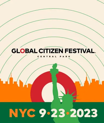 Cena da série Global Citizen Festival