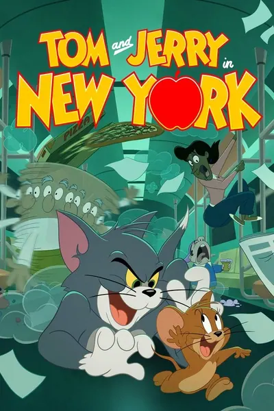 Cena da série Tom e Jerry em Nova Iorque