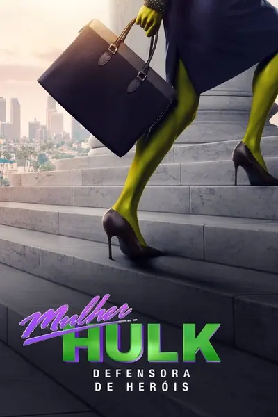 Pôster da série Mulher-Hulk: Defensora de Heróis