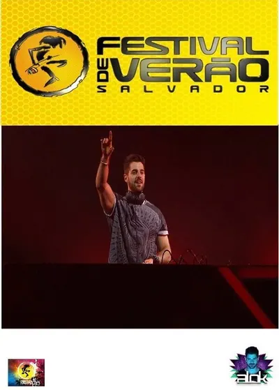 Pôster de Alok ao vivo Festival de Verao Salvador