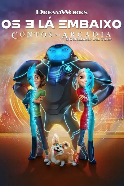 Pôster da série Os 3 Lá Embaixo: Contos da Arcadia