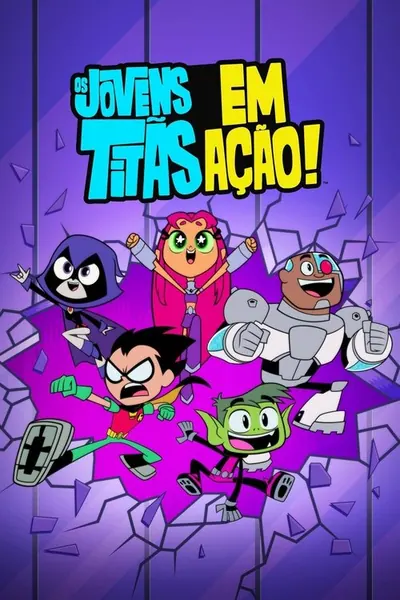 Pôster da série Os Jovens Titãs em Ação