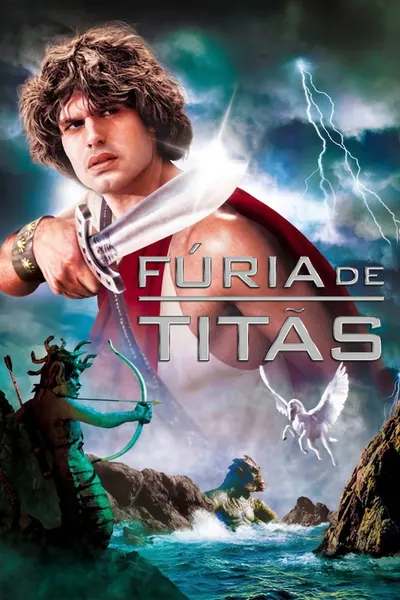 Pôster de Fúria de Titãs (1981)