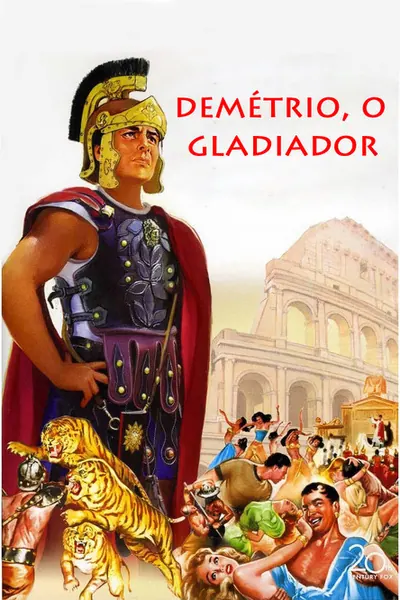Pôster de Demétrio, o Gladiador (1954)