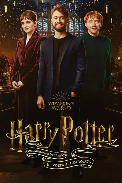 Pôster de Comemoração de 20 anos de Harry Potter: De Volta a Hogwarts (2022)