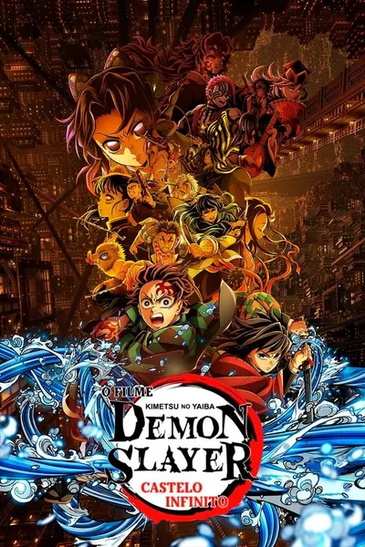 Pôster de Demon Slayer: Kimetsu no Yaiba Castelo Infinito (2025) Leg