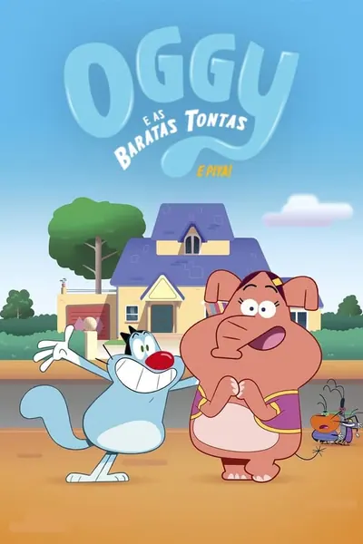 Cena da série Oggy e as Baratas Tontas: E Piya!