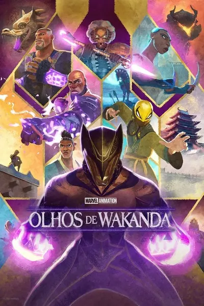 Pôster da série Olhos de Wakanda