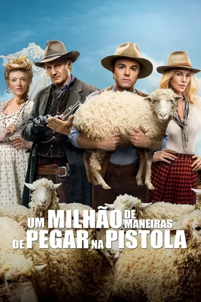 Pôster de Um Milhão de Maneiras de Pegar na Pistola (2014)