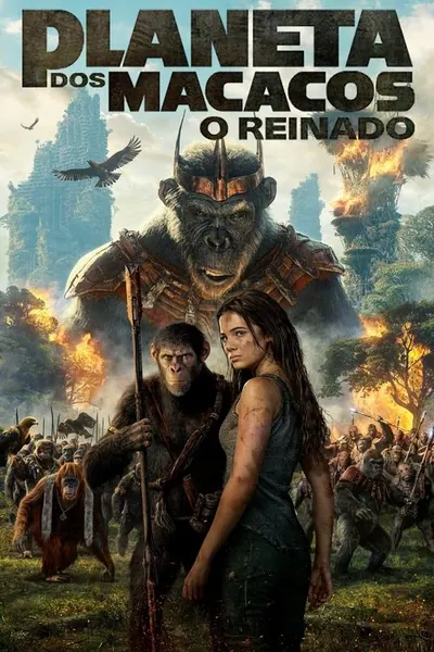 Pôster de Planeta dos Macacos: O Reinado (2024) LEG