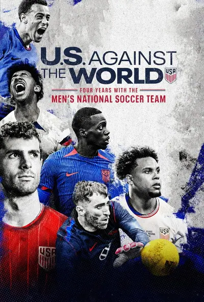 Pôster da série Estados Unidos Contra o Mundo Quatro Anos Com a Selecao Masculina de Futebol